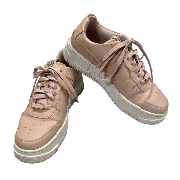 Nike Air Force 1 Pixel Particle Beige, Sz 8 - Picture 2 of 16